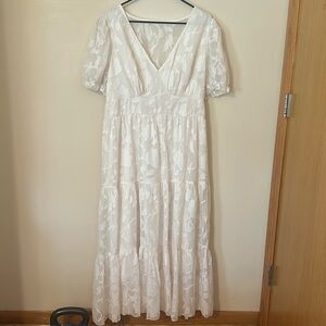 SHEIN Floral Ruffle Dress